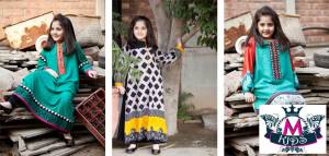 Pakistani dress designs for girls - Maria B. Kids Collection 2014
